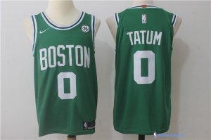 Maillot NBA Pas Cher Boston Celtics Jayson Tatum 0 Vert 2017/18