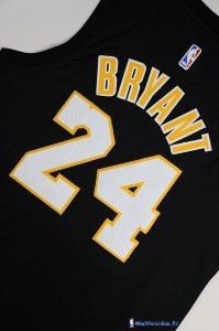 Maillot NBA Pas Cher Los Angeles Lakers Kobe Bryant 24 Noir Jaune