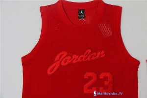 Maillot NBA Pas Cher Chicago Bulls Michael Jordan 23 Rouge Profond Engrener