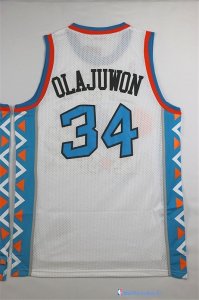 Maillot NBA Pas Cher All Star 1996 Hakeem Abdul Olajuwon 34 Blanc