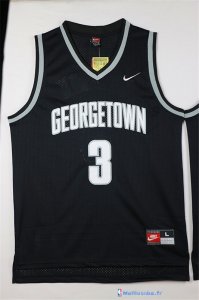 Maillot NCAA Pas Cher Georgetown Hoyas Allen Iverson 3 Noir
