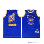 Maillot NBA Pas Cher Golden State Warriors Nathaniel Thurmond 42 City Bleu