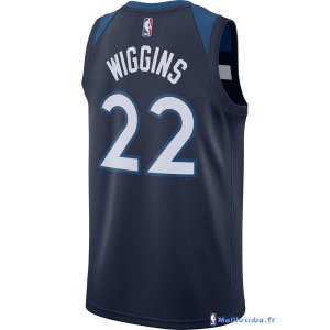 Maillot NBA Pas Cher Minnesota Timberwolves Andrew Wiggins 22 Marine Icon 2017/18