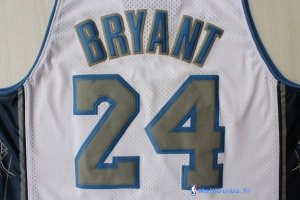 Maillot NBA Pas Cher Los Angeles Lakers Kobe Bryant 24 Blanc Noir