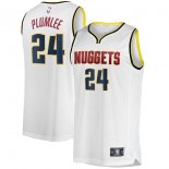 Denver Nuggets Mason Plumlee Fanatics Branded White Fast Break Player Jersey - Association Edition