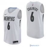 Maillot NBA Pas Cher Memphis Grizzlies Mario Chalmers 6 Nike Blanc Ville 2017/18