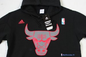 Survetement NBA Pas Cher Chicago Bulls 2016 Derrick Rose 1 Noir