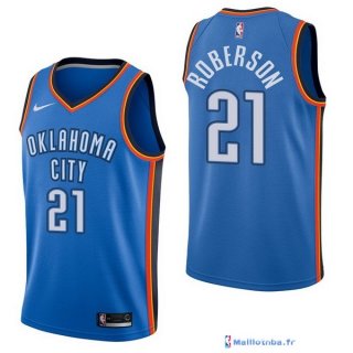 Maillot NBA Pas Cher Oklahoma City Thunder Andre Roberson 21 Bleu Icon 2017/18