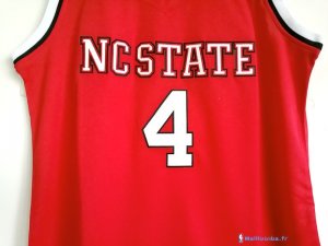 Maillot NCAA Pas Cher North Carolina JR. Smith 4 Rouge