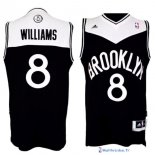 Maillot NBA Pas Cher Brooklyn Nets Deron Michael Williams 8 Noir Blanc