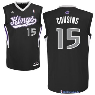 Maillot NBA Pas Cher Sacramento Kings DeMarcus Cousins 15 Noir