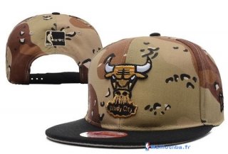 Bonnet NBA Chicago Bulls 2016 Camouflage Brun