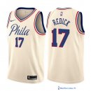 Maillot NBA Pas Cher Philadelphia Sixers JJ Redick 17 Nike Crema Ville 2017/18