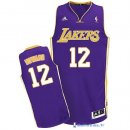 Maillot NBA Pas Cher Los Angeles Lakers Dwight Howard 12 Pourpre