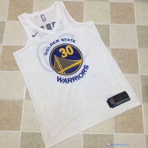Maillot NBA Pas Cher Golden State Warriors Stephen Curry 30 Todo Blanc 2017/18