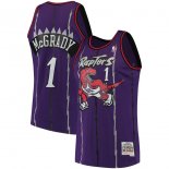 Toronto Raptors Tracy McGrady Mitchell & Ness Purple 1998-99 Hardwood Classics Swingman Jersey