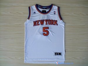 Maillot NBA Pas Cher New York Knicks Jason Kidd 5 Blanc