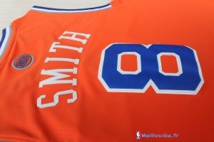 Maillot NBA Pas Cher New York Knicks J.R.Smith 8 Orange Bleu