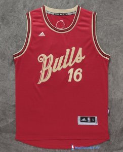 Maillot NBA Pas Cher Noël Chicago Bulls Gasol 16 Rouge