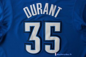 Maillot NBA Pas Cher Noël Oklahoma City Thunder Durant 35 Bleu 02
