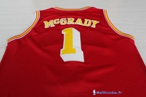 Maillot NBA Pas Cher Houston Rockets Tracy McGrady 1 Retro Rouge Or