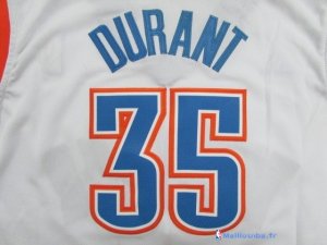 Maillot NBA Pas Cher Oklahoma City Thunder Junior Kevin Durant 35 Blanc