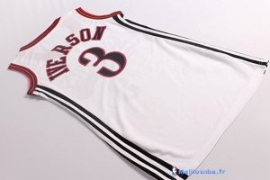 Maillot NBA Pas Cher Philadelphia Sixers Femme Allen Iverson 3 Blanc