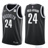 Maillot NBA Pas Cher Brooklyn Nets Rondae Hollis Jefferson 24Noir 2017/18