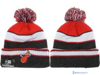 Tricoter un Bonnet NBA 2017 Miami Heat Rouge Blanc Noir 6