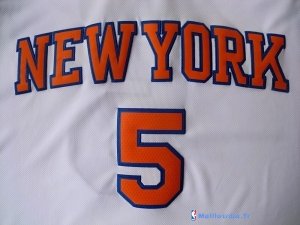 Maillot NBA Pas Cher New York Knicks Jason Kidd 5 Blanc