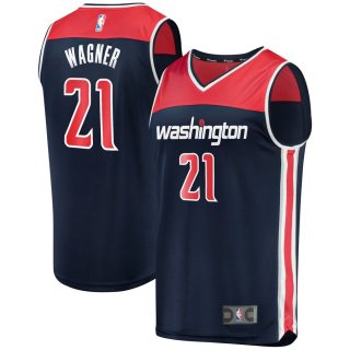 Washington Wizards Moritz Wagner Fanatics Branded Navy Fast Break Replica Player Jersey - Statement Edition