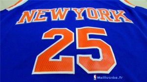 Maillot NBA Pas Cher New York Knicks Derrick Rose 25 Bleu