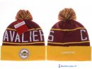 Tricoter un Bonnet NBA Cleveland Cavaliers 2017 Rouge Jaune 2