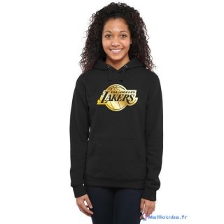 Survetement NBA Pas Cher Los Angeles Lakers Femme Noir Or