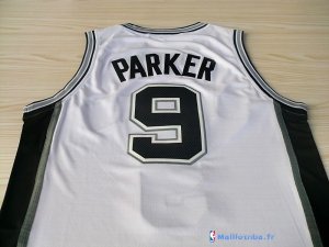 Maillot NBA Pas Cher San Antonio Spurs Tony Parker 9 Blanc