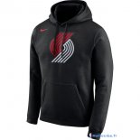 Sweat Capuche NBA Portland Trail Blazers Nike Noir