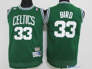 Maillot NBA Pas Cher Boston Celtics Junior Larry Joe 33 Bird Vert