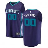 Charlotte Hornets Fanatics Branded Purple Fast Break Replica Custom Jersey - Statement Edition