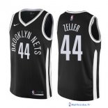 Maillot NBA Pas Cher Brooklyn Nets Tyler Zeller 44 Nike Noir Ville 2017/18