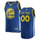 Golden State Warriors Fanatics Branded Royal Fast Break Custom Replica Jersey - Icon Edition