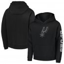 San Antonio Spurs Fanatics Branded Black Zone Pullover Hoodie