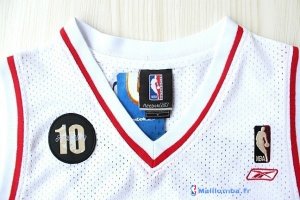 Maillot NBA Pas Cher Philadelphia Sixers Allen Iverson 3 10 Anniversaire Blanc