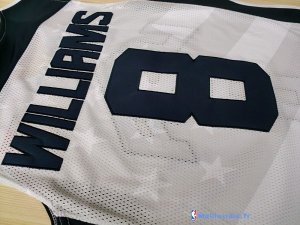 Maillot NBA Pas Cher USA 2012 Williams 8 Blanc