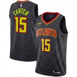 Atlanta Hawks Vince Carter Nike Black 2019/2020 Swingman Jersey - Icon Edition