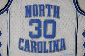 Maillot NCAA Pas Cher North Carolina Rasheed Wallace 30 Blanc