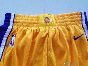 Pantalon NBA Pas Cher Los Angeles Lakers Nike Jaune