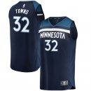 Minnesota Timberwolves Karl-Anthony Towns Fanatics Branded Navy Fast Break Replica Jersey - Icon Edition