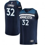 Minnesota Timberwolves Karl-Anthony Towns Fanatics Branded Navy Fast Break Replica Jersey - Icon Edition