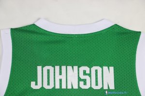 Maillot NCAA Pas Cher Michigan Earvin Johnson 33 Vert Blanc