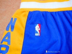 Pantalon NBA Pas Cher Golden State Warriors Retro Bleu